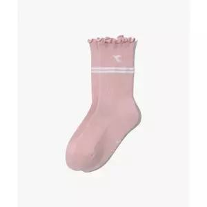디아도라 diadora 로고 러플 삭스 PINK D6442LSC75PKS 508200