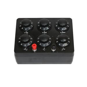뜨거운  0-99999.9 Ohm 간단한 저항 상자 정밀 가변 10년 교육 장비