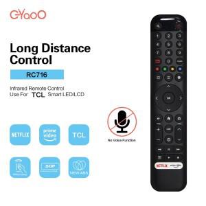 TCL 시리즈 P V 리모컨과 호환되는 RC716 CMI5(음성 기능 없음)