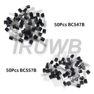 100pcs BC547+BC557 각 트랜지스터 키트 NPN DIY 전자