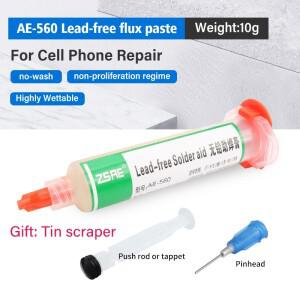 AE-560 솔더링 플럭스 페이스트, IC SMD 재작업 및 휴대폰 수리용