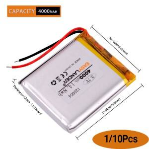 125054 리튬 폴리머 충전식 Lipo 배터리 tp4056 게임보이 DMG 제로 3.7V 4000mAh