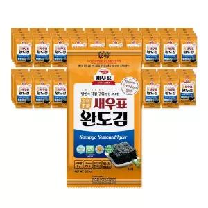 [새우표완도김]새우표 완도 도시락김 2g x 80봉