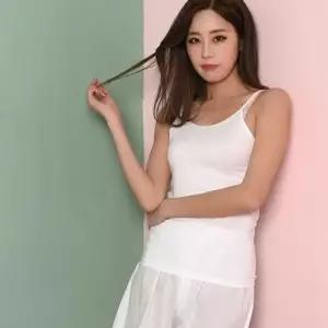 자수 레이스 아사면 화이트 속바지 (WD68EF5)