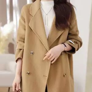 [하프클럽/에이시크]겨울 더블 버튼 롱 코트 C24DCT778
