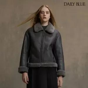데일리블루 호주산 양모 faux 무스탕 재킷 1종[런칭 가격 89,900원]