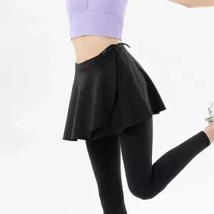 레깅스 랩스커트 요가 힙커버로 편안한 스타일링 레깅스치마