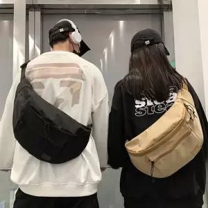 남성 슬링백 데일리 남녀공용 크로스 빅사이즈 슬링백 힙색 메신저 학생 여성 가방 여행 밀착 어깨 보조
