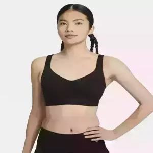 나이키 NIKE 인디 하이 서포트 패드 어저스터블 스포츠 브라 W - 블랙블랙블랙 FD1069-010