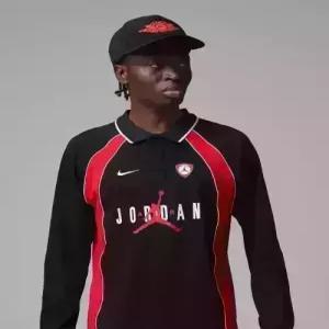 나이키 NIKE 조던 플라이트 긴소매 폴로 저지 M - 블랙유니버시티 레드 IF1915-010