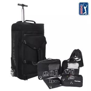 [피지에이투어][PGA TOUR] 트래블 여행 가방 휠 캐리어 보스턴백+파우치 6종 세트