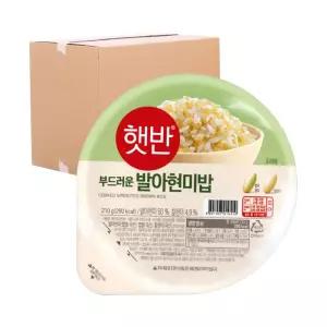 [박스] CJ 햇반 발아현미밥 210g 36입