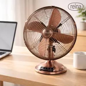 레이나 황동 메탈 탁상 선풍기 클래식 레트로 감성 RF-3121 /NSM