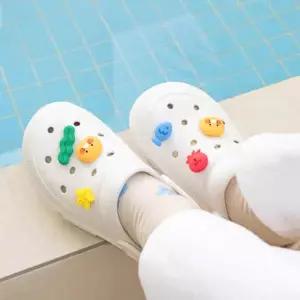 [카카오프렌즈] 춘식이 실리콘 참세트 5P 실내화 파츠 즈비츠 샌들꾸미기 악세사리 신발장식