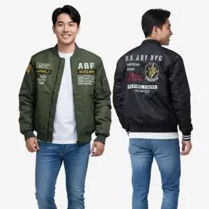 [텐바이텐]겨울 남자 3온스 안감 MA-1 패딩 블루종 항공점퍼 (2color) I4JK114
