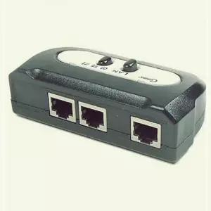 1 utp coms 수동선택기 2대 호스트연결 인터넷연결 tcp R2W509F5C4