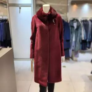 [조순희]화사하고 세련된 알파카 롱코트 JJWC509 WI_BP