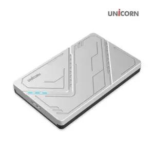 USB외장하드케이스 유니콘 케이블포함 2.5인치 외장하드케이스 원 USB3.1