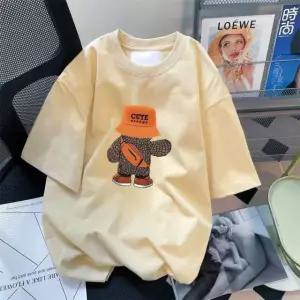 오버핏 티 귀여운 셔츠 루즈핏 캐릭터 반팔 JWEC7B00