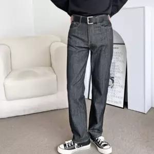 꾸안꾸 바지 남자 데님 20대 대학생 일자컷 FWFFR52H