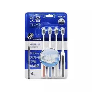 구취예방 메디안 잇몸과학 칫솔 4입