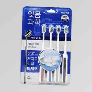 메디안 잇몸과학 칫솔 4입