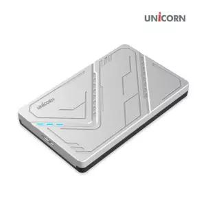 유니콘 HDD-300V USB3.1 2.5인치 외장하드케이스/덮개 디스크 캐이스 저장 케이스 다용도 노트북