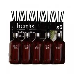 HETRAS BEAUTY 프리미엄 대용량 디퓨저 500ml 5개 선물세트