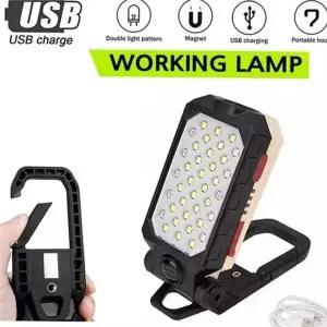 led 충전식 랜턴 led 충전식 손전등 캠핑용 휴대용 비상등 작업등 자석 방수 야외용