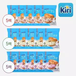 크림치즈 베이글 3종 15개입 (블루베리5+대파5+토마토올리브5)