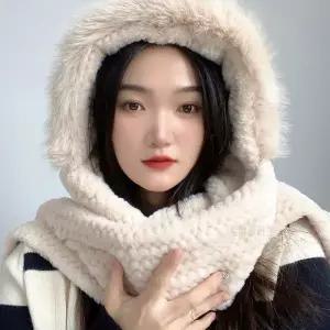 디피몰 후드 머플러 베이지 캐주얼