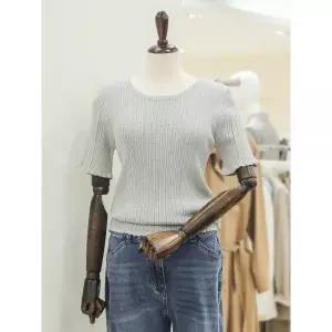 한정수량 더아이잗 IR5M1PO741 글리터 골지 프릴 풀오버 니트 2814989