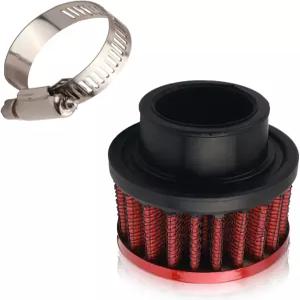 25mm 냉기 흡입 필터 1 -1.5 조절 가능한 드라이브 호스 클램프가 장착된 자동차 공기 시스템과 호환되는