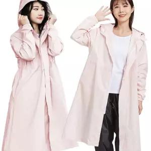 핑크 골프 캠핑 여성 우비 레인코트 판초 우의 비옷