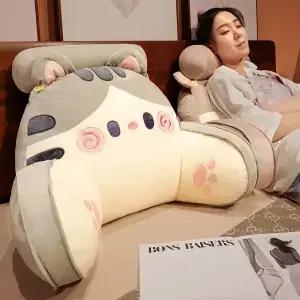 머리맡 부드러운 동물 고양이 개 등받이 소파 쿠션 침대 선물에 삼각형 베개