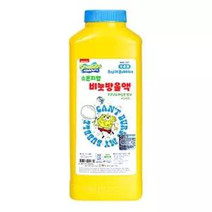 비눗방울 스폰지밥 비누방울액 450ml 리필액 비누방울