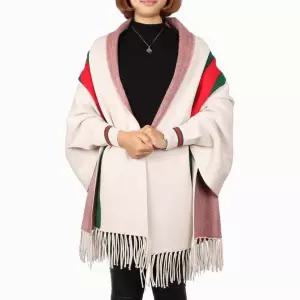 여성겨울가디건 숄(여성용) 여성가디건 삼색 가디건 프렌치 숄머플러