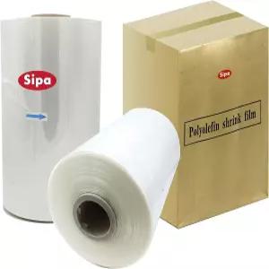 SIPA 12인치 60게이지 폴리올레핀 수축 필름 히트 랩 POF 센터폴드 4375피트 (1)