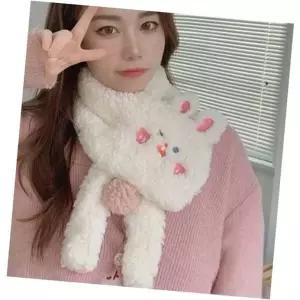 머플러 토끼 면머플러 넥워머 털모자 목도리