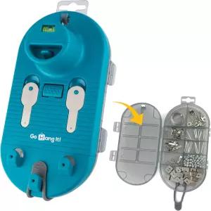 걸어보세요 프로 올인원 그림 걸이 키트 - 레벨링 및 도구 톱/와이어 벽 85피스 필수품이 있는 하드웨어
