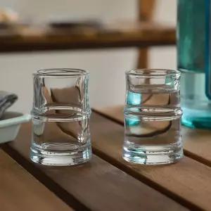 독주 양주 위스키 샷잔 투명한 소주잔 25ml