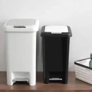 휴지통 10L 8L 투버튼 모던 인테리어 페달
