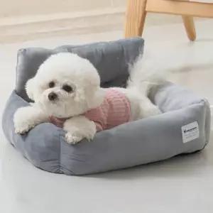 강아지 극세사 중형 차량 쿠션 방석 여행 반려견카시트 반려견카시트방석 1P