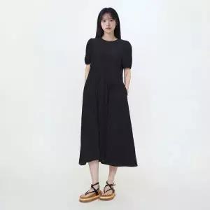 LAP 셔링포인트 깅엄체크 롱 원피스 AS2WO467