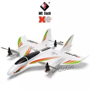 Wltoys Xks X450 RC 비행기 2.4g 리모컨 3D 6G 6채널 고정익 LED 수직 이착륙 초보자용 글라이더