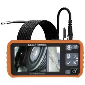 듀얼 렌즈 5.5mm 9.8피트 장갑 방수 구스넥 스네이크 LED 4.3인치 LCD 내시경 검사가 포함된 클라인 툴스