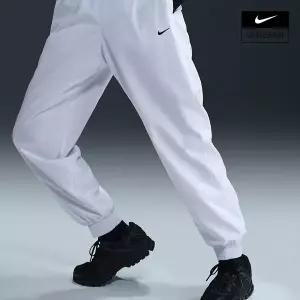 나이키 NIKE 스포츠웨어 클래식 우븐 여성 UV 미드라이즈 루즈 조거 FV7661 100