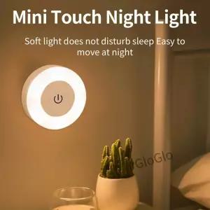 무선 Led 책 빛 6cm 충전식 벽 램프 터치 스위치 밤 3 색 디 밍이 가능한 휴대용 침실