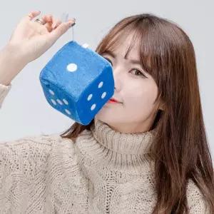 스펀지주사위 중 10cm블루 대형주사위 게임 파티용품
