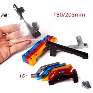 MTB 자전거 디스크 브레이크 로터 180mm 203mm ISPM 캘리퍼 어댑터 알루미늄 합금 포스트 마운트 자전거 액